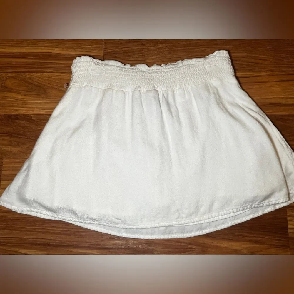 Old Navy Y2K Low Waist Skirt Lined Off White Size Small